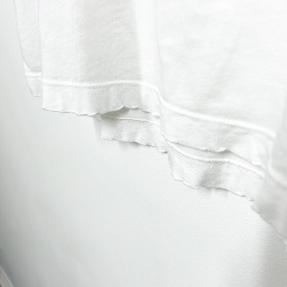 Current Elliott Women's Size Small White Perfect V Neck Distressed Tank Top - Picture 6 of 11